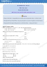 Đề thi học kì 1 Toán 6 - Đề số 12 - Kết nối tri thức